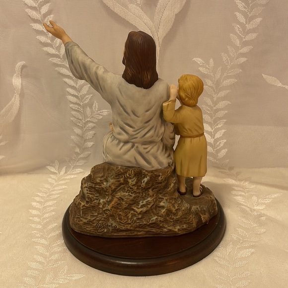 Home Interiors “ Come onto Me” 1989. Masterpiece Porcelain Jesus and Chi… - Picture 3 of 7